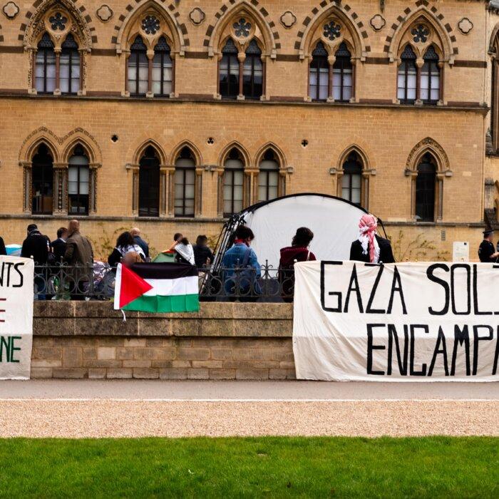 Oxbridge Gaza Protesters Set up Camp as Minister Calls for Jewish Students to Be Protected