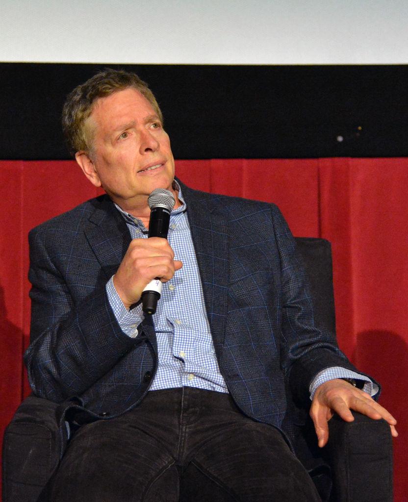 David Zucker speaking at a film screening during the TCM Classic Film Festival in Los Angeles, Calif., April 8, 2017. (Charley Gallay/Getty Images)