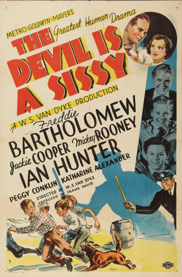 Poster for the 1936 film "The Devil is a Sissy." (Public Domain)
