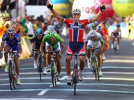 Three in a Row for BMC as Hushovd Wins Tour de Pologne Stage Five
