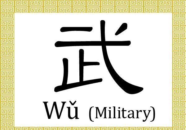 Chinese Characters: Military (武)