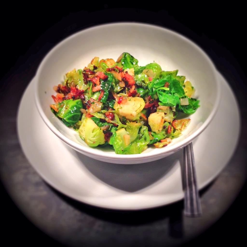 Brussels Sprouts With Bacon, Cider and Herbs Recipe