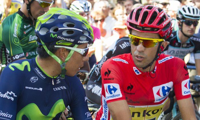 Movistar’s Nairo Quintana Crashes Out of Vuelta a España