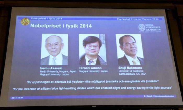 LED Lights Earn Physics Nobel for 3 Scientists