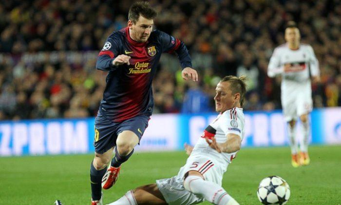 Messi Leads Brilliant Barcelona Past AC Milan in Champions League