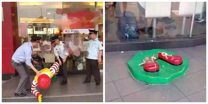 In China, Not Even Ronald McDonald is Safe From the Police