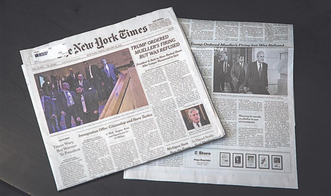 A copy of The New York Times. (BENJAMIN CHASTEEN/THE EPOCH TIMES)