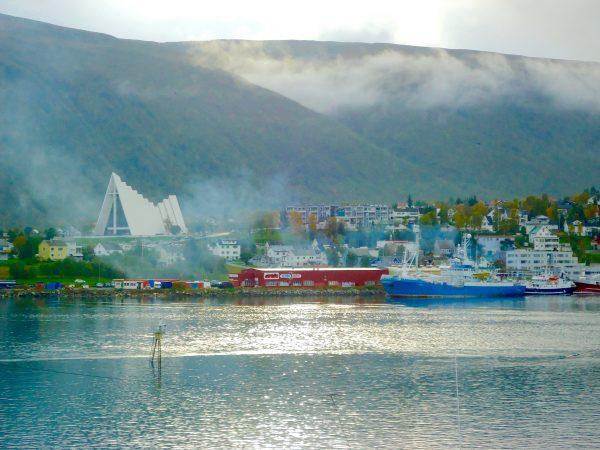 Port of Tromsø and the Arctic Cathedral. (Susan James)