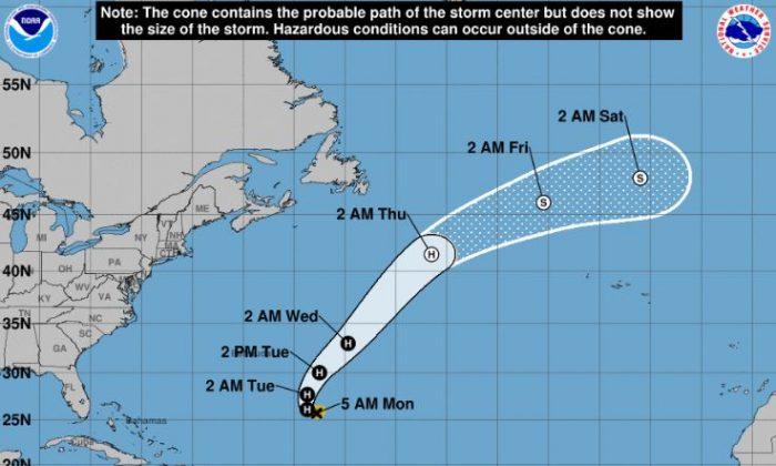 Hurricane Oscar Forms in Atlantic Ocean as Track Forecast Updated