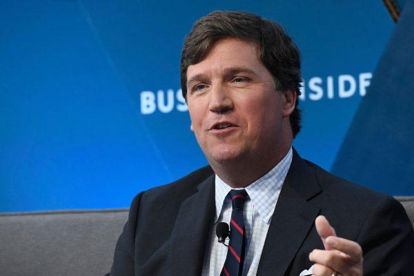 Tucker Carlson, host of 'Tucker Carlson Tonight' speaks onstage at IGNITION: Future of Media at Time Warner Center in New York City on Nov. 29, 2017. (Photo by Roy Rochlin/Getty Images)