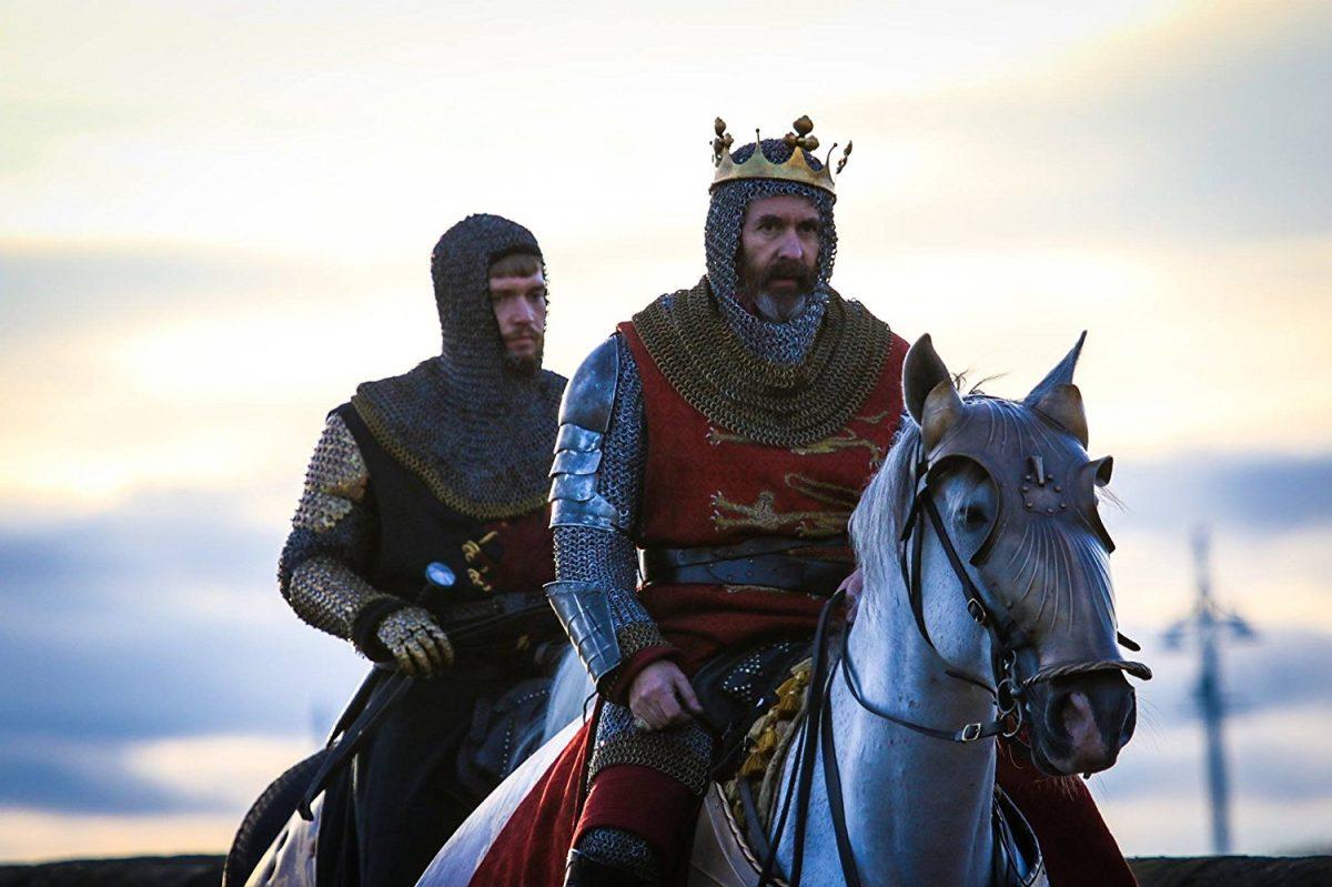 Billy Howle (L) and Stephen Dillane in “Outlaw King.” (Mike Robinson/Netflix)