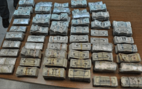 Alamance County Sheriff's office seizes $390,000 in cash from local members of the Sinaloa cartel. (Courtesy of Alamance County Sheriff's Office)