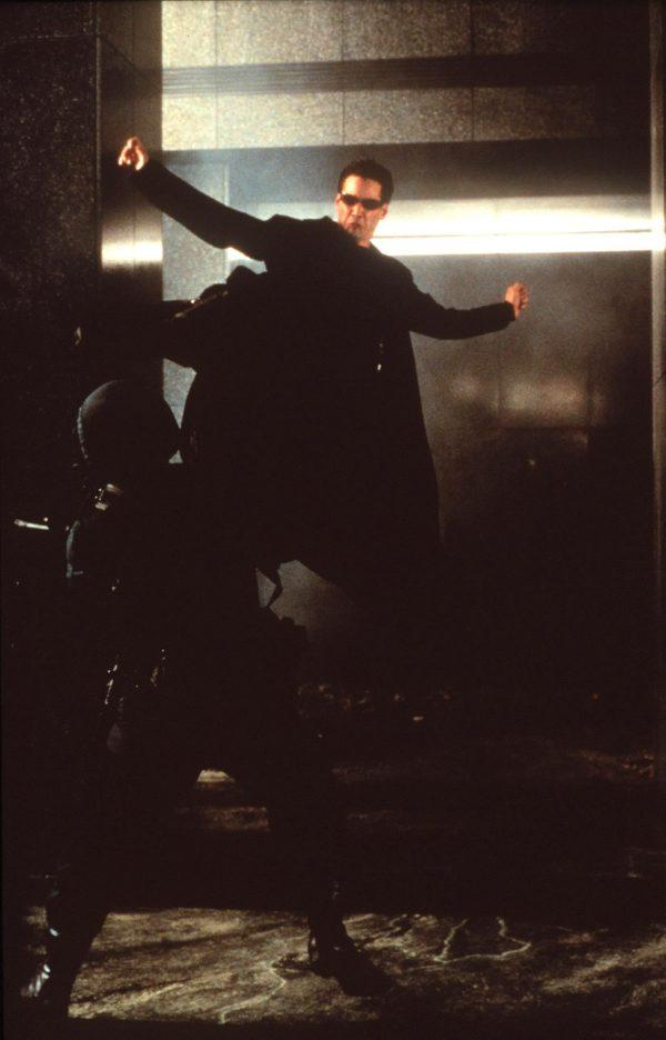 Keanu Reeves stars in "The Matrix," 1999 (©<a href="https://www.gettyimages.com/detail/news-photo/keanu-reeves-stars-in-the-matrix-1999-warner-bros-and-news-photo/906532">Getty Images</a>)