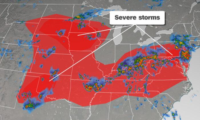 100 Million People at Risk From Severe Storms