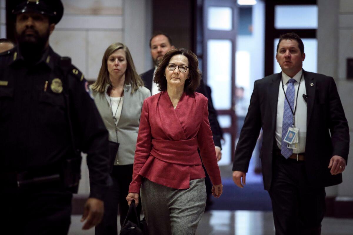 CIA Director Gina Haspel arrives for a briefing with members of the U.S. House of Representatives about the situation with Iran, at the Capitol in Washington on Jan. 8, 2020. (Drew Angerer/Getty Images)