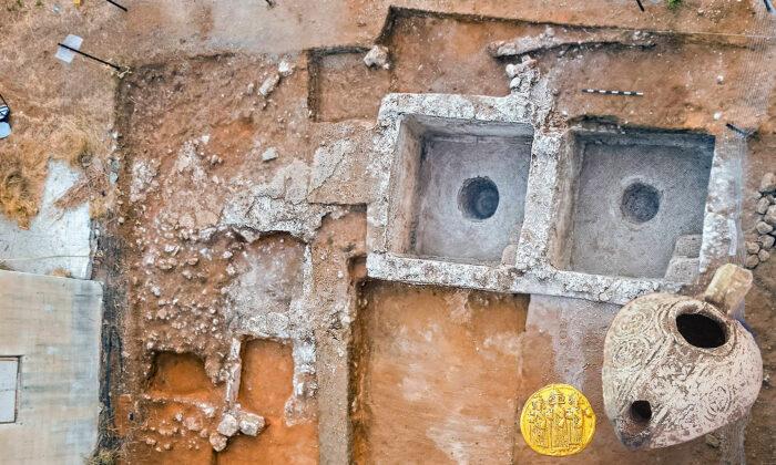 Archaeologists Unearth 1,500-Year-Old Industrial Site, Wine Press, Gold Coin From Byzantine Age Near Tel Aviv