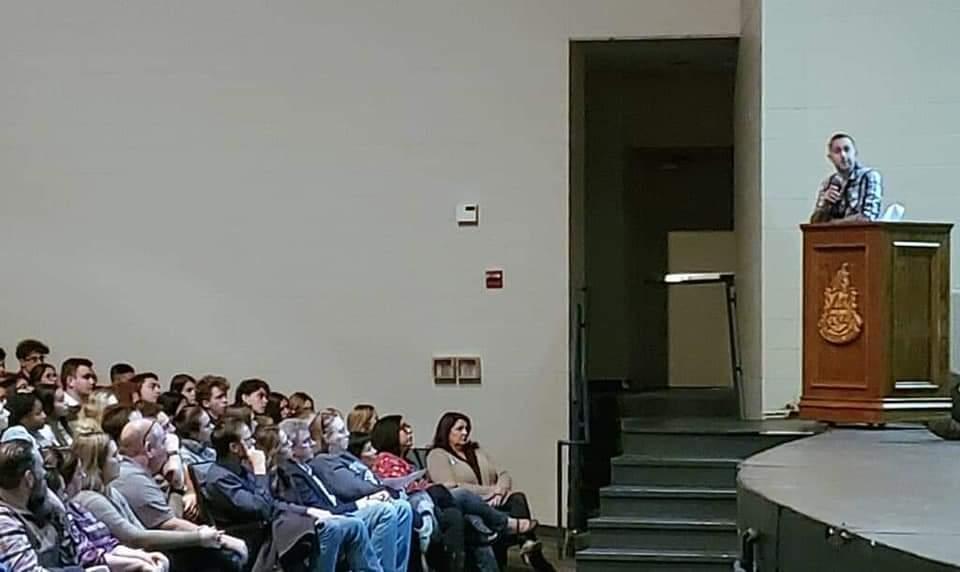 Caleb during his session at The Woodlands Highschool in Montgomery County, Texas. (Courtesy of <a href="https://www.instagram.com/calebtrahan/">Caleb Trahan</a>)