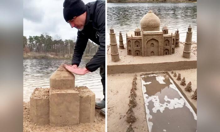 Talented Artist Creates Incredibly Detailed Sand Sculptures Across the World