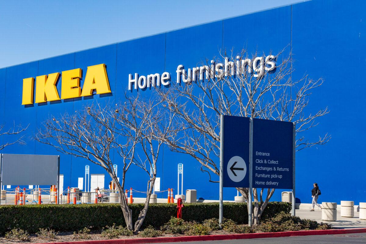 An IKEA store in Costa Mesa, Calif., on Feb. 19, 2021. (John Fredricks/The Epoch Times)
