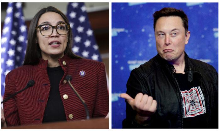 Elon Musk Tells Rep. Ocasio-Cortez ‘Stop Hitting on Me’ After She Takes Swipe at Billionaire on Twitter