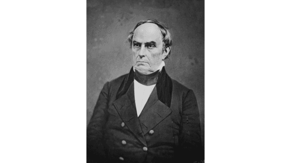 Photograph of politician and American statesman Daniel Webster. (Public Domain)