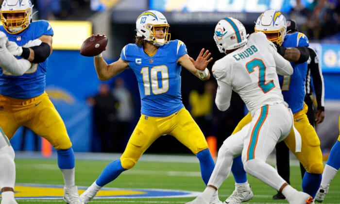 Herbert, Short-Handed Defense Lead Chargers Past Fins 23–17