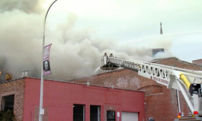 Buffalo Firefighter Dies While Battling Downtown Blaze