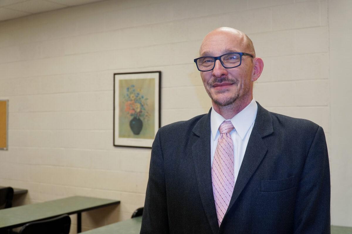 Mark Thomas, assistant professor of political science at La Salle University in Philadelphia, Pa. (Lily Sun/The Epoch Times)