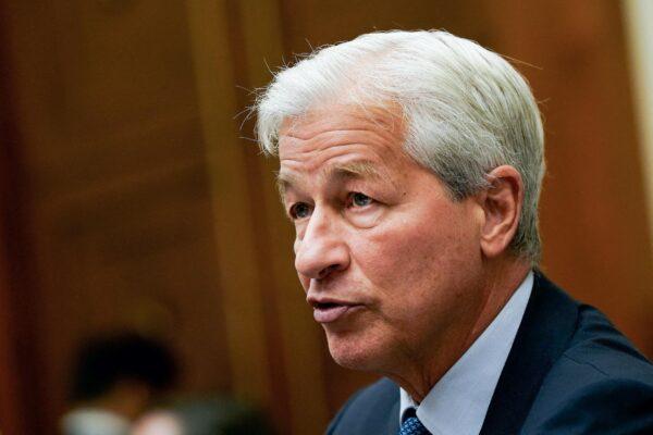 JPMorgan Chase & Co. President and CEO Jamie Dimon testifies during a House Financial Services Committee hearing titled “Holding Megabanks Accountable: Oversight of America’s Largest Consumer Facing Banks” on Capitol Hill in Washington, on Sept. 21, 2022. (Elizabeth Frantz/Reuters)