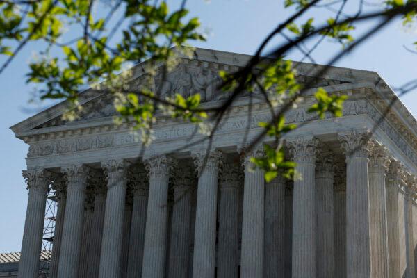 The U.S. Supreme Court in Washington on April 19, 2023. (Anna Moneymaker/Getty Images)