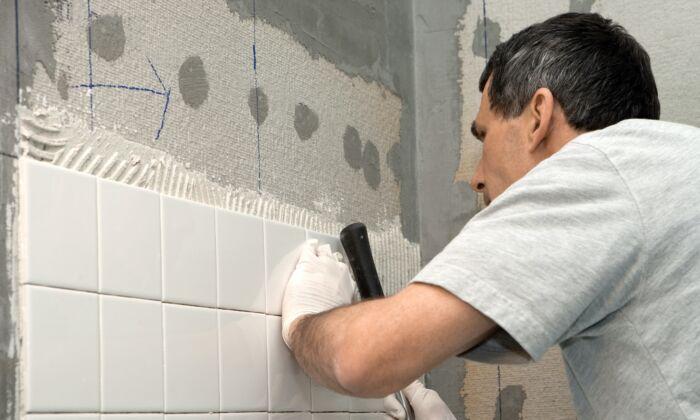 Use Backer Board Under Bath Tile Walls