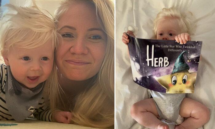 Mom of Boy Born With Snow White Hair and Visual Disability Becomes Children’s Author to Share Her Son’s Story