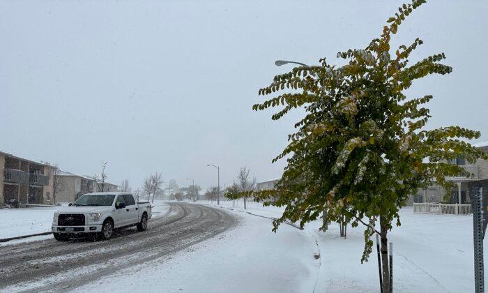 Snow Piles up in North Dakota as Region’s First Major Snowstorm of the Season Moves Eastward