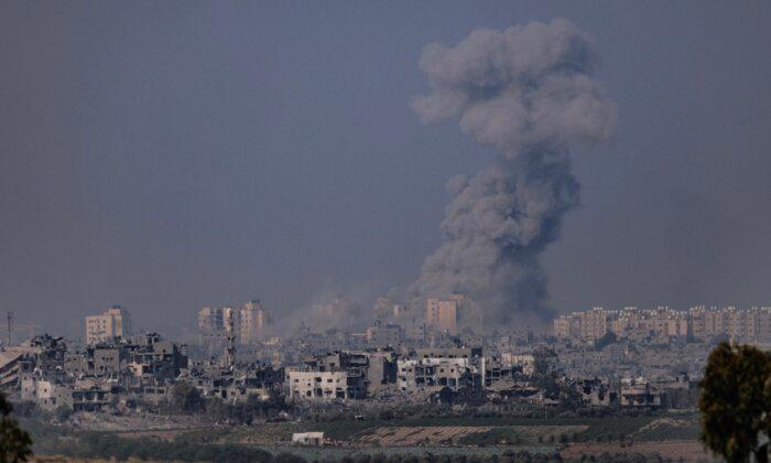 A Live View of Gaza Skyline