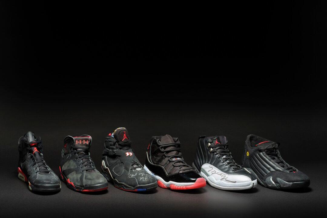 1 Icon, 6 Shoes, $8 Million: An Auction of Michael Jordan’s Championship Sneakers Sets a Record