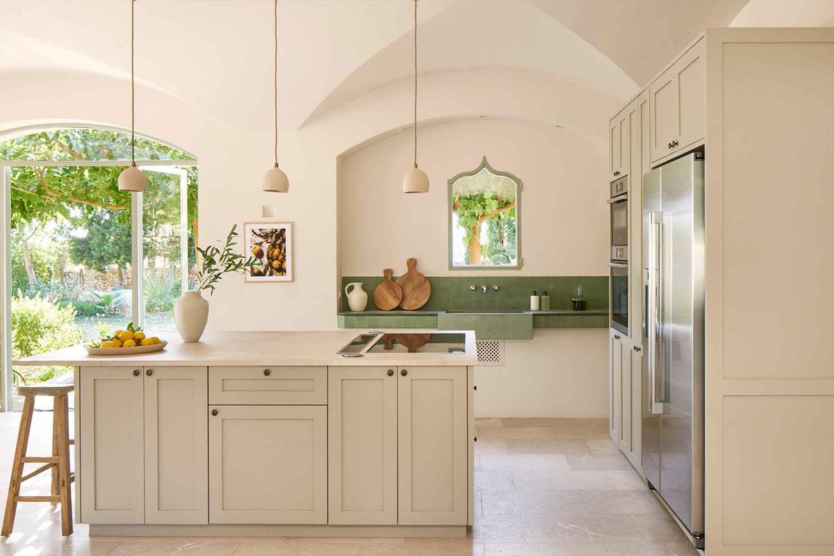 The kitchen of the villa. (SWNS)