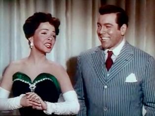 Kathryn Grayson and Mario Lanza in "Toast of New Orleans." (MGM)