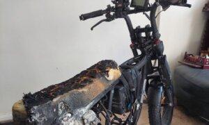 Man Climbs Off 3rd Floor Balcony to Escape e-Scooter Battery Fire
