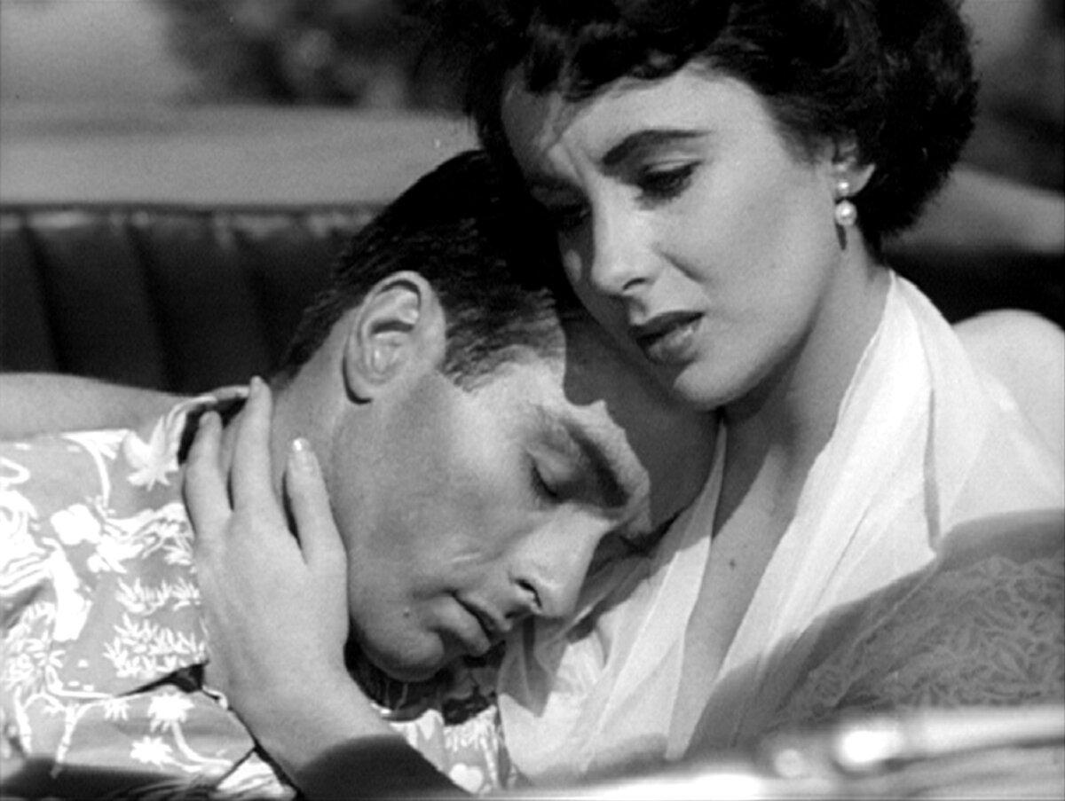Angela Vickers (Elizabeth Taylor) and George Eastman (Montgomery Clift), in “A Place in the Sun.” (Paramount Pictures)