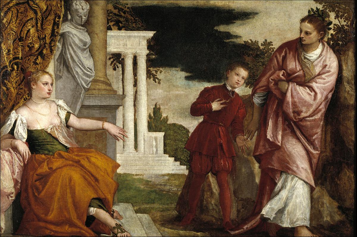 “Young Man Between Vice and Virtue,” around 1560, by Paolo Veronese. Oil on canvas. Prado Museum, Madrid.