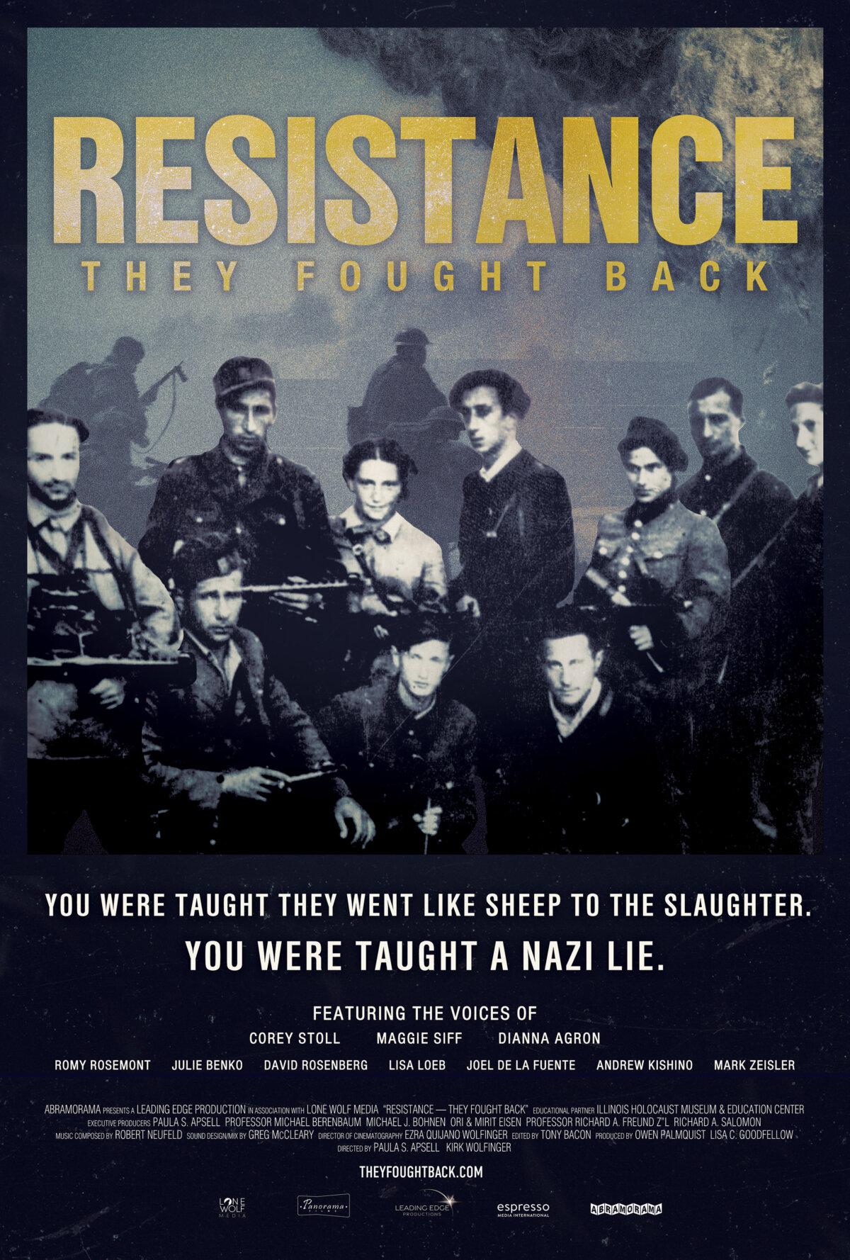 Theatrical poster for "Resistance: They Fought Back." (Abramorama)