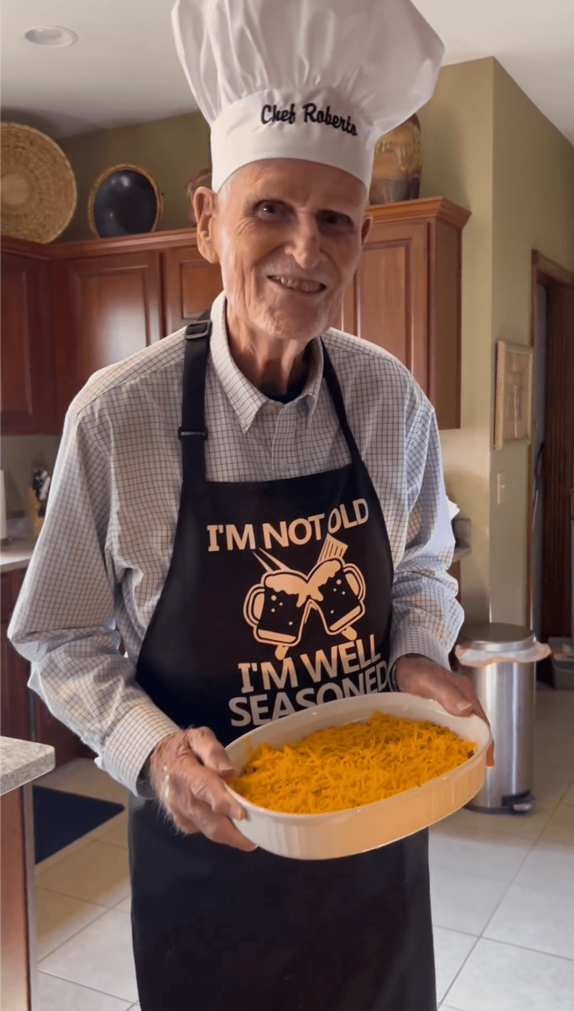 At age 92, Pop has become Instagram famous for his engaging videos. (Courtesy of <a href="https://www.instagram.com/popshappybreakfast/">@popshappybreakfast</a>)