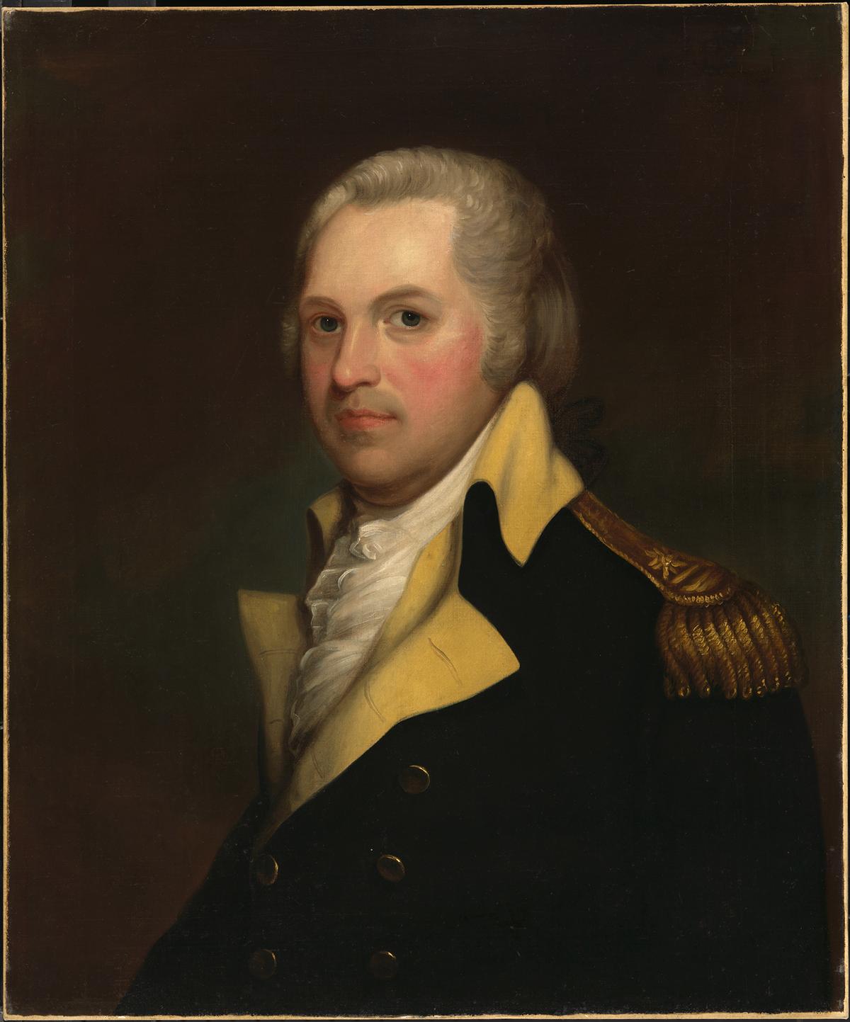 A portrait of Robert's father Light-Horse Harry Lee, circa 1834, by James Herring after a painting by Gilbert Stuart. Oil on canvas. The National Portrait Gallery, Washington, D.C. (Public Domain)