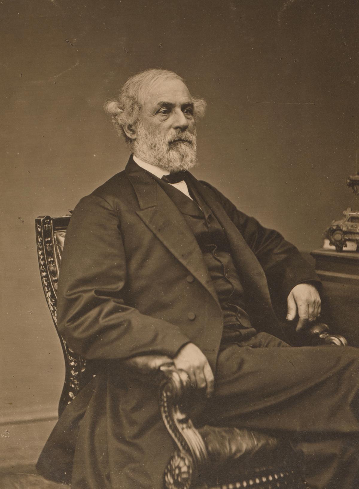 A portrait of  Confederate Gen. Robert E. Lee in 1869 by Levin Corbin Handy. Library of Congress. (Public Domain)