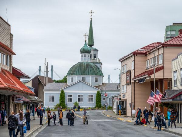 St. Michael's Cathedral in Sitka is a remnant from a time when Russia tried to colonize Alaska. (Jeff Whyte/Dreamstime)
