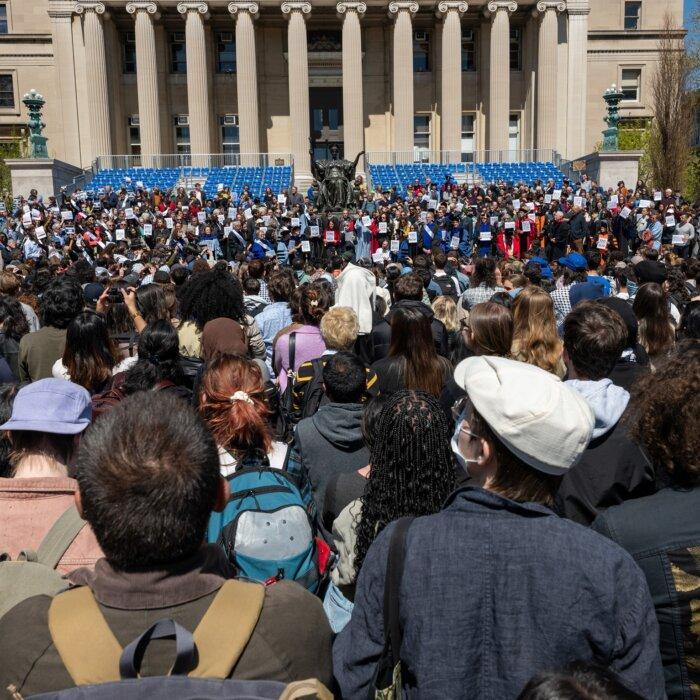 Columbia University Switches to Remote Learning Amid Pro-Palestinian Protests