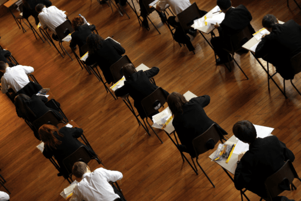 File photo of an exam in progress, dated March 2, 2012. (David Davies/PA Wire)