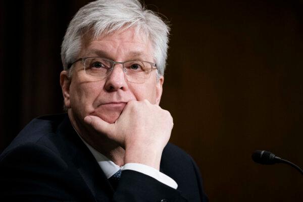 Christopher Waller testifies before the Senate Banking, Housing, and Urban Affairs Committee during a hearing on his nomination to be member-designate on the Federal Reserve Board of Governors, in Washington, on Feb. 13, 2020. (Sarah Silbiger/Getty Images)