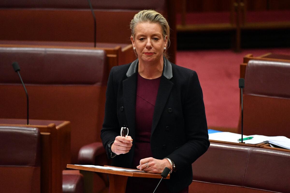 Nationals Senators Bridget McKenzie at Parliament House in Canberra, Australia, on June 23, 2021. (Sam Mooy/Getty Images)