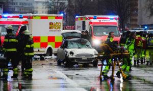 Day in Photos: Car Ramming Attack, Nato’s Largest Exercise, and Explosion in Taiwan